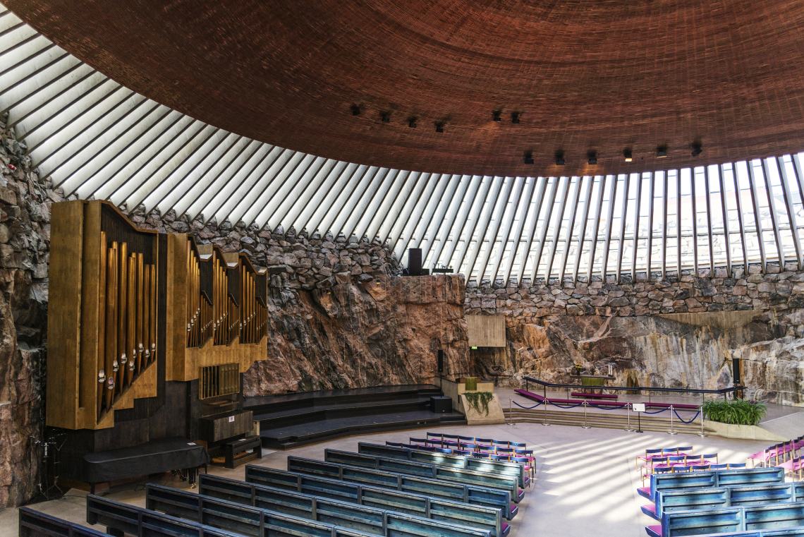Temppeliaukio “Rock” Church, Helsinki, Finland